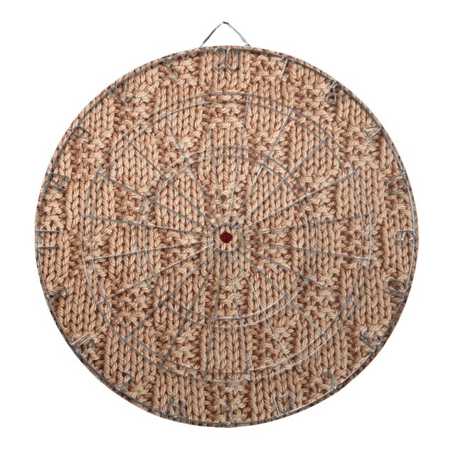 Bubble Knit Stitch Pattern by Shirley Taylor Dartboard (Front)