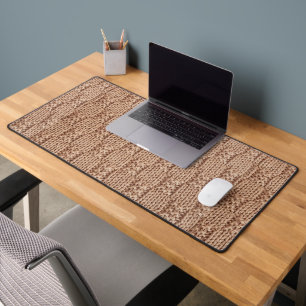 Bubble Knit Stitch Pattern by Shirley Taylor Desk Mat