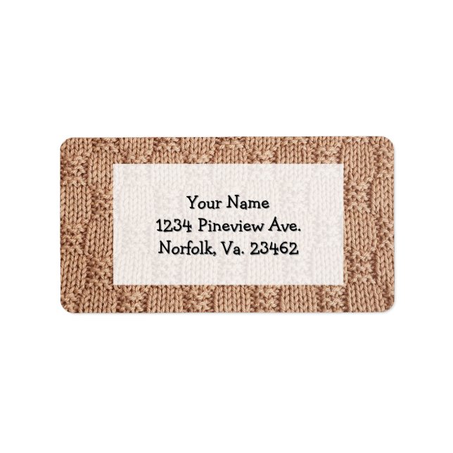 Bubble Knit Stitch Pattern by Shirley Taylor Label (Front)