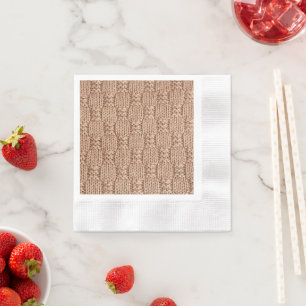 Bubble Knit Stitch Pattern by Shirley Taylor Napkin