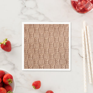 Bubble Knit Stitch Pattern by Shirley Taylor Napkin