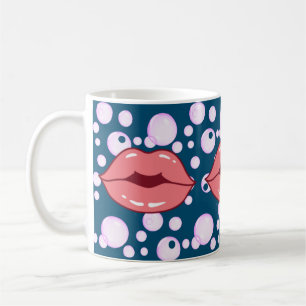 Bubble lips mug