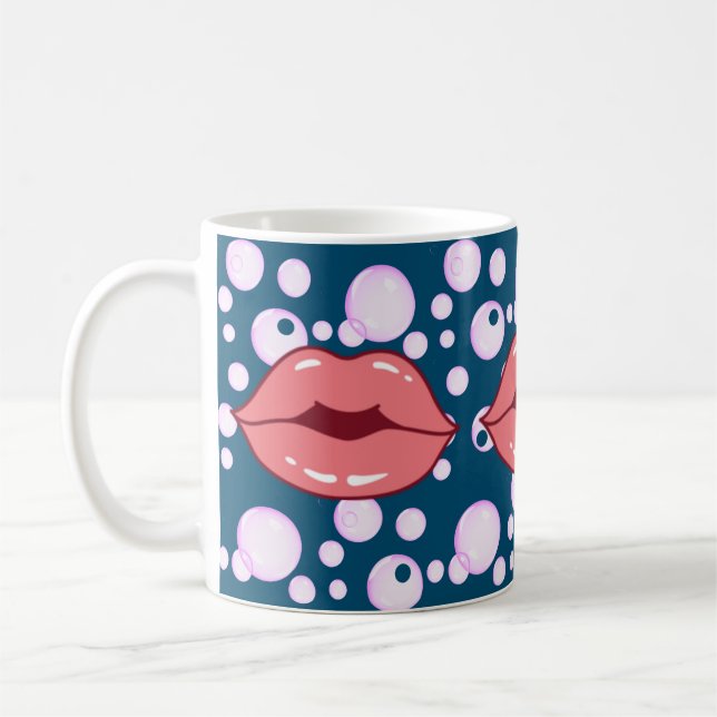 Bubble lips mug (Left)