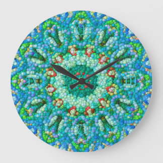 Bubble-Mosaic Clock I