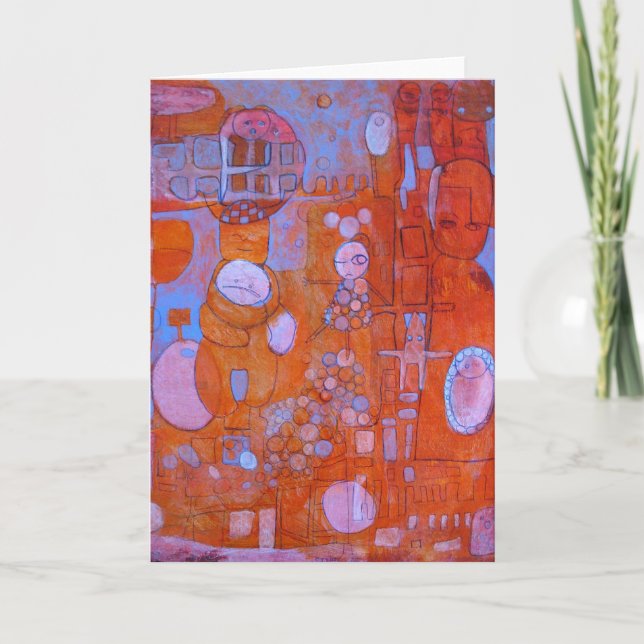 Bubble N'Ova Greeting Card (Front)