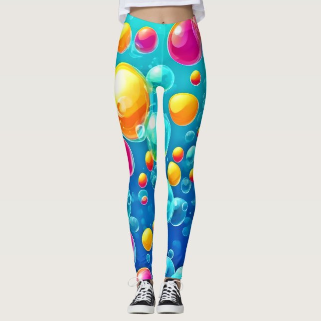 Bubble Pop Delight Leggings (Front)