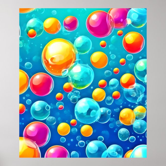 Bubble Pop Delight Poster (Front)