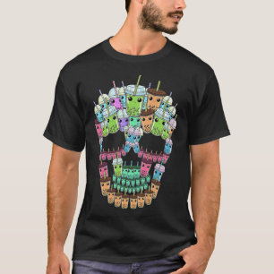 Bubble Skull Men Boba Women Bubble martinshof ho T-Shirt