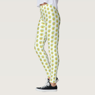 Bubble Smile Meemogie Emoji Art Leggings