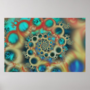 Bubble Tangent Poster