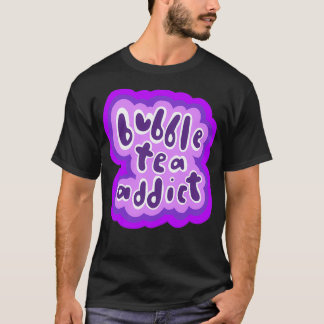 Bubble Tea Addict Purple Version T-Shirt
