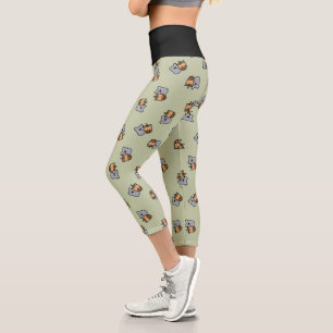 Bubble Tea and Koala Bear Capri Leggings