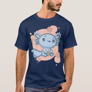 Bubble Tea Aolotl Boba Milk Kawaii Anime Pastel Go T-Shirt