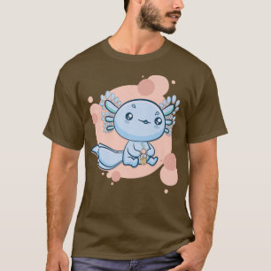 Bubble Tea Aolotl Boba Milk Kawaii Anime Pastel Go T-Shirt