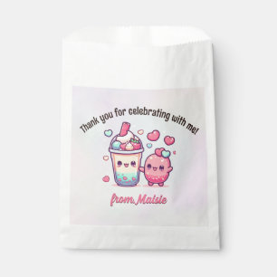 Bubble Tea Birthday Favor Bags
