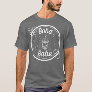 Bubble Tea Boba Babe Seal Milk Tea Lovers Vintage  T-Shirt