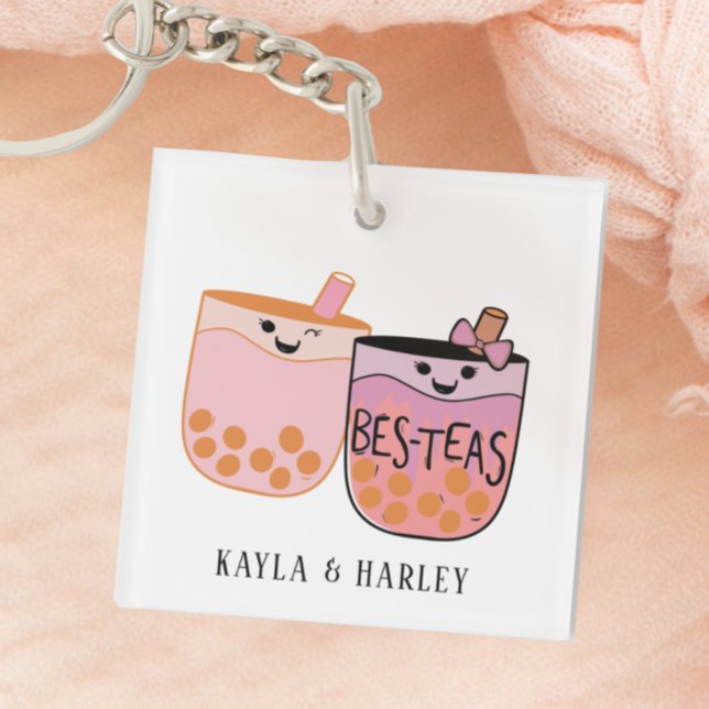 Bubble Tea Boba Best Friend Key Ring (Creator Uploaded)