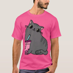 Bubble Tea Boba Cat T-Shirt
