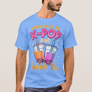 Bubble Tea Boba K-POP Music Lover Korean Milk Anim T-Shirt