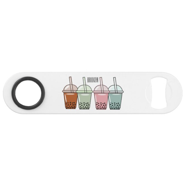Bubble tea cartoon illustration  (Front (Horizontal))