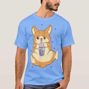 Bubble Tea Corgi Ice Coffee Dog Owner Puppy Pet Do T-Shirt