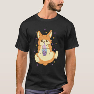 Bubble Tea Corgi Ice Coffee Dog Owner Puppy Pet Do T-Shirt