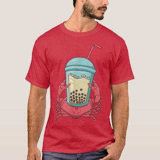 Bubble Tea Crab Boba Boba Funny  T-Shirt