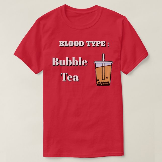 Bubble Tea funny T-Shirt (Design Front)