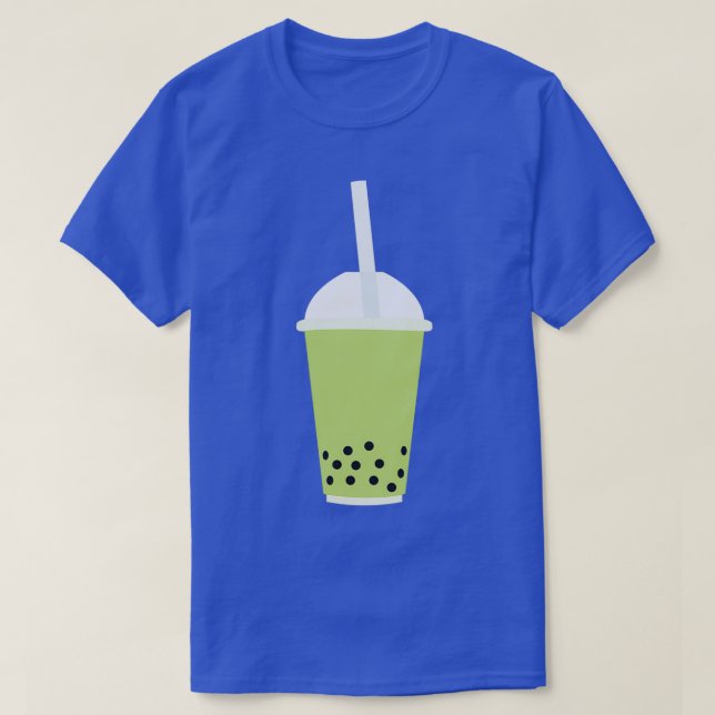 BUBBLE TEA GREEN 1 T-Shirt (Design Front)
