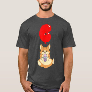 Bubble Tea Hamster - 6th Birthday - Kids Balloon P T-Shirt