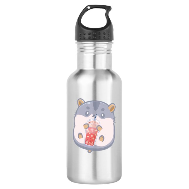 Bubble Tea Hamster 710 Ml Water Bottle (Front)