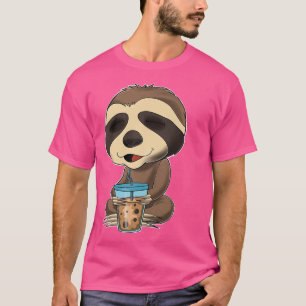 Bubble Tea Kawaii Sloth I Boba Tea Otaku Sloth Pre T-Shirt