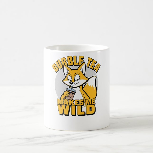 Bubble Tea Makes Me Wild Coffee Mug (Center)