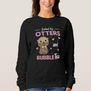 Bubble Tea Otter Chocolate Sweet Animals Boba Sweatshirt
