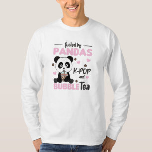 Bubble Tea Panda Chocolate K-Pop And Boba T-Shirt