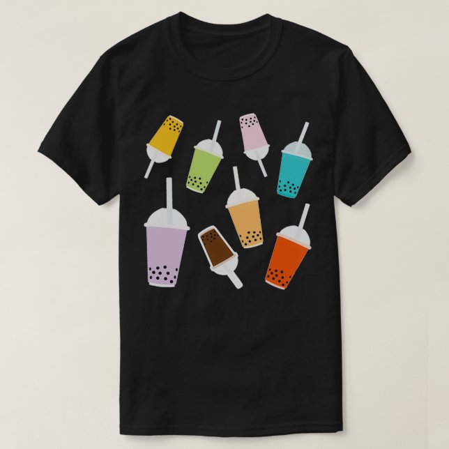 BUBBLE TEA PATTERN 7 T-Shirt (Design Front)