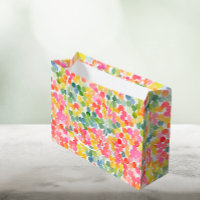 Bubble Tea Rainbow Pink Orange Green Cute