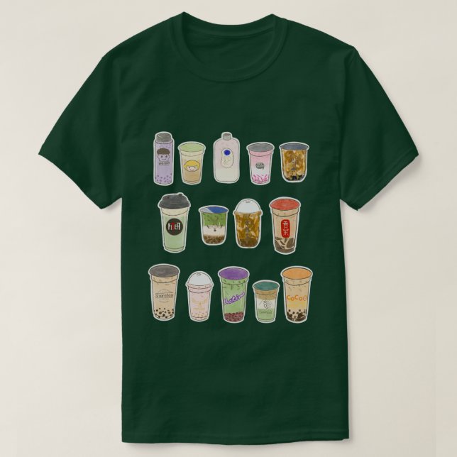 Bubble Tea Sheet T-Shirt (Design Front)