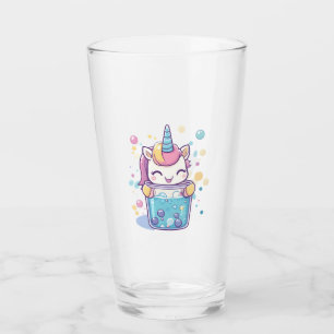 Bubble Tea Unicorn (1) Glass