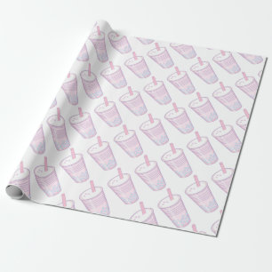 Bubble Tea Wrapping Paper