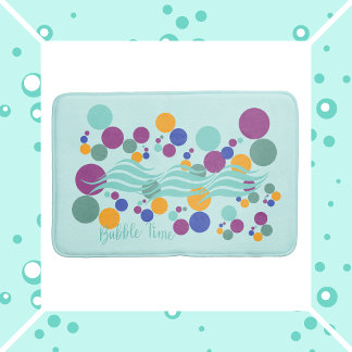 Bubble Time Bath Mat