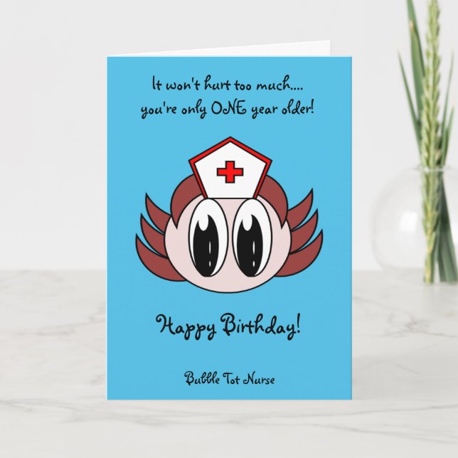 Bubble Tot Nurse Card (Front)