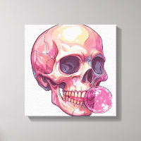 Bubble Trouble Skull � Funny Gum Skeleton