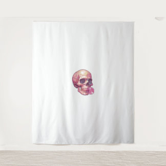 Bubble Trouble Skull – Funny Gum Skeleton Tapestry
