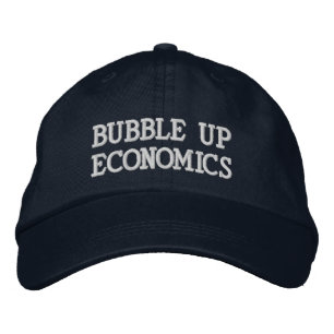 BUBBLE UP ECONOMICS EMBROIDERED HAT
