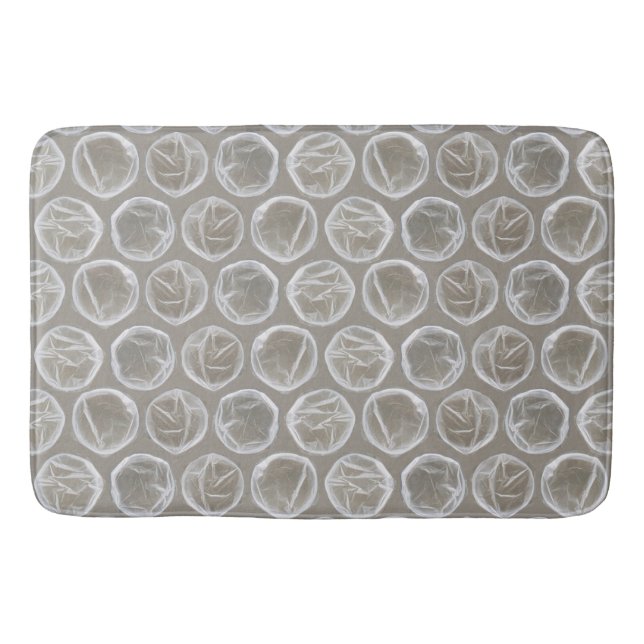 bubble wrap bath mat bathmat (Front)