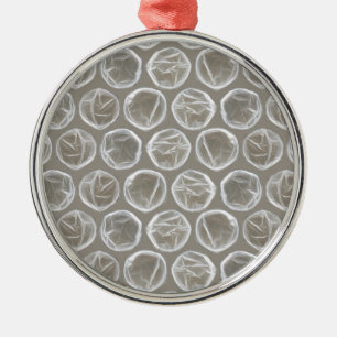 bubble wrap metal tree decoration