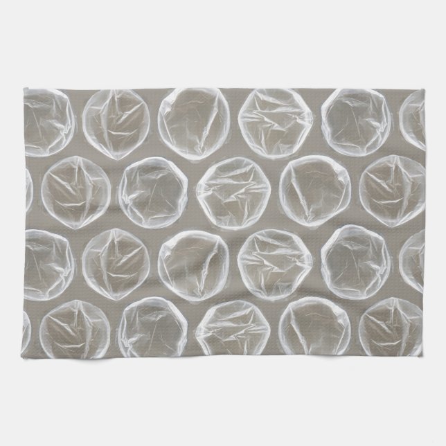 bubble wrap tea towel (Horizontal)