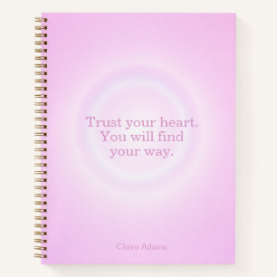 Bubblegum Aura Message Notebook