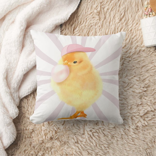 Bubblegum Baby Chick Cushion (Blanket)
